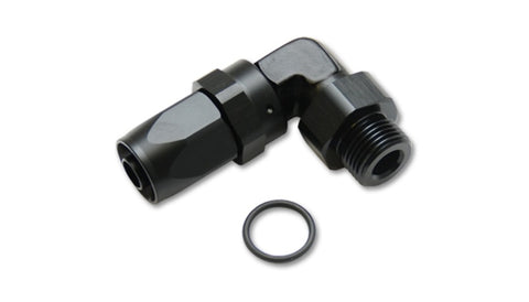 Vibrant Male -8AN 90 Degree Hose End Fitting - 9/16-18 Thread (6) - 24904