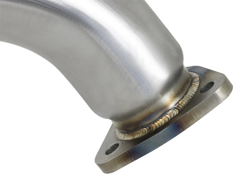 aFe Twisted Steel 3in Rear Down-Pipe/Mid Pipe 2017+ Honda Civic Type R I4 2.0L (t) - 49-36617
