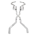 Stainless Works Chevy Camaro 1967-69 Exhaust 3in Stainless with X-Pipe - CA67693CS