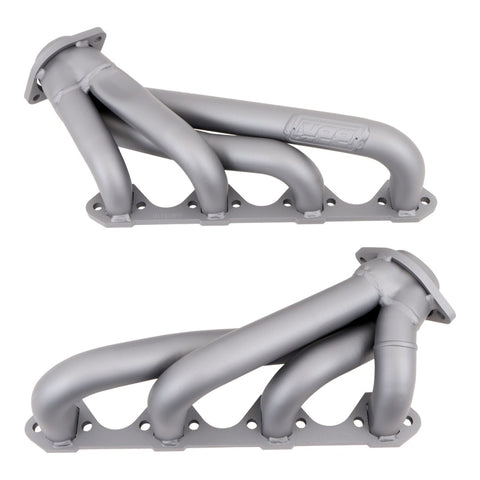 BBK 79-93 Mustang 351 Swap Shorty Unequal Length Exhaust Headers - 1-5/8 Titanium Ceramic - 1511