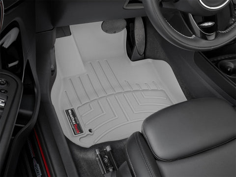 WeatherTech 2017+ Mini Countryman Front FloorLiner - Grey (Fits Auto and Manual Trans; FWD and AWD) - 4611781