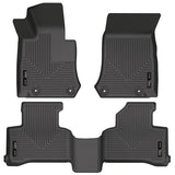 Husky Liners 17-22 Mercedes-Benz GLC300 Weatherbeater Black Front & 2nd Seat Floor Liners - 99391