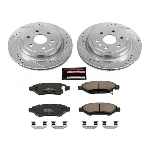 Power Stop 10-16 Cadillac SRX Rear Z23 Evolution Sport Brake Kit - K5543