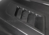 Anderson Composites 15-17 Ford Mustang (Excl. GT350/GT350R) Ram Air Double Sided Hood - AC-HD15FDMU-AB-DS