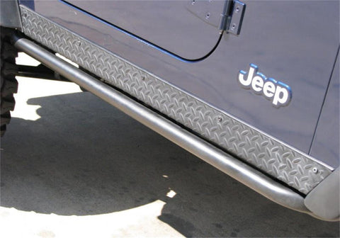 N-Fab RKR Rails 97-06 Jeep Wrangler TJ/BJ 2 Door All - Tex. Black - 1.75in - J972RKR
