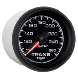 Autometer ES 52.4mm Full Sweep Electronic 100-260 Degree F Transmission Temprature Gauge - 5957
