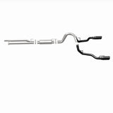 MagnaFlow SYS Cat-Back 2017 Ford F-150 Raptor 3.5L Dual Black Coated 3in Tips - 19350