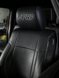 PRP 12-14 Ford Raptor Front Seat Covers (Pair) - Black w Silver Stitch - B068-06