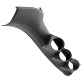 Autometer 95-98 Nissan 240SX Black Triple 52mm Pillar Pod - 22807