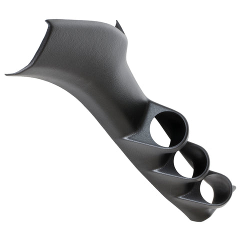 Autometer 95-98 Nissan 240SX Black Triple 52mm Pillar Pod - 22807