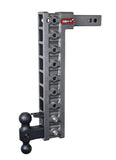 Gen-Y Mega Duty 2in Shank 20in Drop 10K Hitch w/Dual-Ball/Pintle Lock/Stabilizer Kit - GH-329