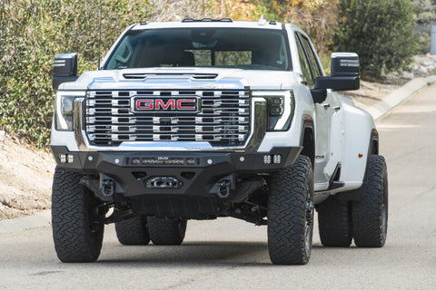 DV8 Offroad 24-26 GMC Sierra 2500/3500 Spec Series Front Bumper w/ Winch - FBGC2-02
