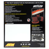 AEM 8-10 Scion XB / 05-10 Toyota Avalon / 07-10 Lexus ES350 DryFlow Air Filter - 28-20326