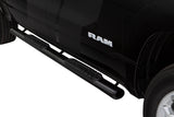Lund 10-17 Dodge Ram 2500 Crew Cab 4in. Oval Straight Steel Nerf Bars - Black - 23684781