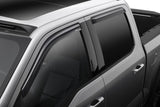 AVS 15-18 Ford F-150 Supercrew Ventvisor Outside Mount Window Deflectors 4pc - Smoke - 94975