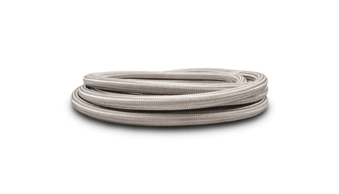 Vibrant -8 AN SS Braided Flex Hose (20 foot roll) - 11928