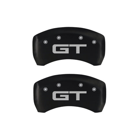 MGP Rear set 2 Caliper Covers Engraved Rear 2015/GT Red finish silver ch - 10203R2MGRD