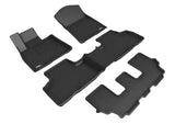 3D MAXpider 21-24 Genesis Gv80 7-Seat Kagu Black R1 R2 R3 - L1GS00701509