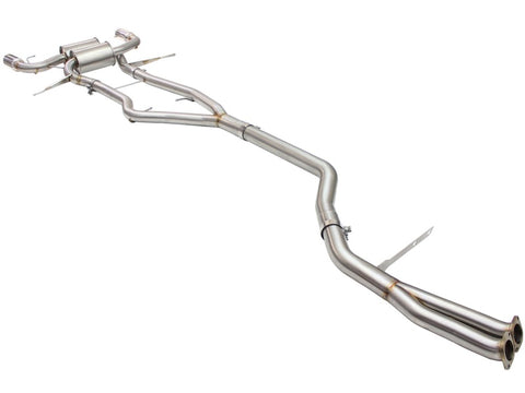 aFe MACHForce XP SS-304 Polish Tip 3.0in-2.5in Dia Cat Back Exhaust 11-13 BMW 335i (E90/E92) 3.0L - 49-36328-P