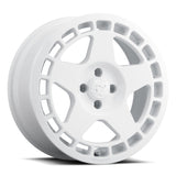 fifteen52 Turbomac 17x7.5 4x108 42mm ET 63.4mm Center Bore Rally White Wheel - TURRW-77548+42
