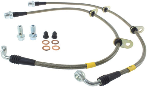 StopTech 12-15 Scion IQ Stainless Steel Front Brake Lines - 950.44028