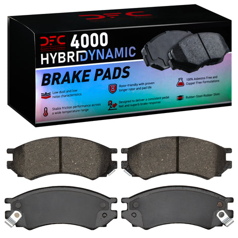 DFC 91-02 Saturn Sw2 Front 4000 Hybridynamic Brake Pads - 4000-0507-00