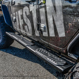 Westin 18-22 Jeep Wrangler JLU 4dr R5 Nerf Step Bars - Tex. Blk - 28-51315
