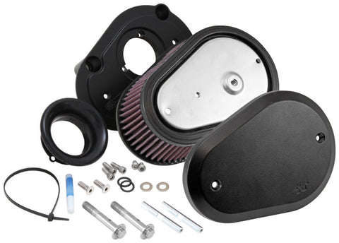 K&N 10-16 Harley Davidson Dyna Wide Glide Street Metal Custom Air Filter - RK-3932XB