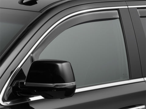 WeatherTech 15+ Cadillac Escalade Front and Rear Side Window Deflectors - Dark Smoke - 80750