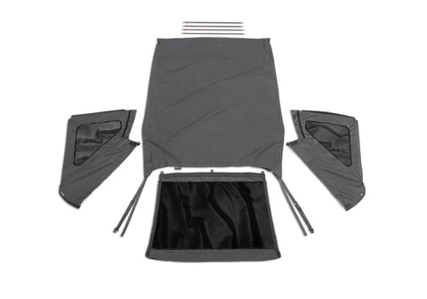 Rampage 2007-2018 Jeep Wrangler(JK) Unlimited Frameless Soft Top Kit - Black Diamond - 109835