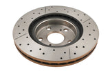 DBA 13-19 Lexus ES300h Front Street Series Drilled & Slotted Rotor w/Gold Hat - DBA2709X