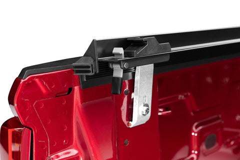 Lund 07-17 Chevy Silverado 1500 (8ft. Bed) Genesis Roll Up Tonneau Cover - Black - 96094