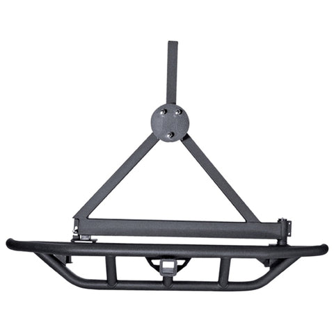 Rugged Ridge RRC Tire Carrier Black 87-06 Jeep Wrangler - 11503.60