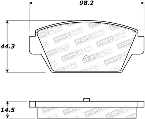 StopTech Street Brake Pads - 308.03290
