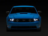 Raxiom 10-12 Ford Mustang LED Projector Headlights SEQL Turn Signals- Blk Housing (Clear Lens) - 426685