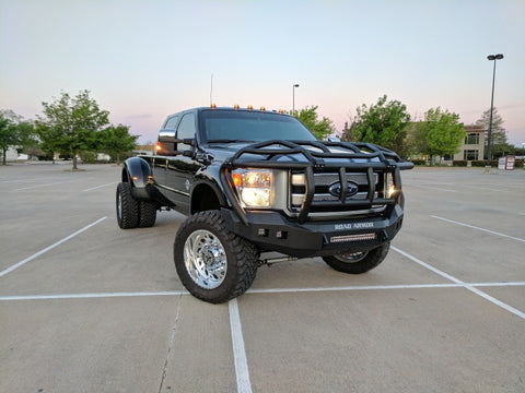 Road Armor 11-16 Ford F-250 Stealth Front Bumper w/Intimidator Guard - Tex Blk - 6114R3B-NW