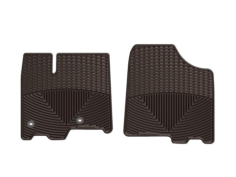 WeatherTech 2013+ Toyota Sienna Front Rubber Mats - Cocoa - W292CO