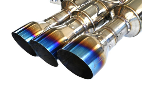 Invidia 22+ HONDA CIVIC TYPE-R FL5 R400 SINGLE LAYER TI TIP FULL CAT-BACK (NON POLISH PIPE) - HS22CTRFGM3STL