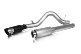 Gibson 09-10 Ford F-150 XL 4.6L 4in Patriot Skull Series Cat-Back Single Exhaust - Stainless - 76-0010
