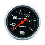AutoMeter Gauge Oil Pressure 2-5/8in. 150PSI Mechanical Sport-Comp - 3423