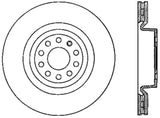 StopTech 06-13 Audi A3/08-09 TT / 06-09 VW GTI Mk V Cryo-Stop Right Front Drilled Rotor - 128.33098CR