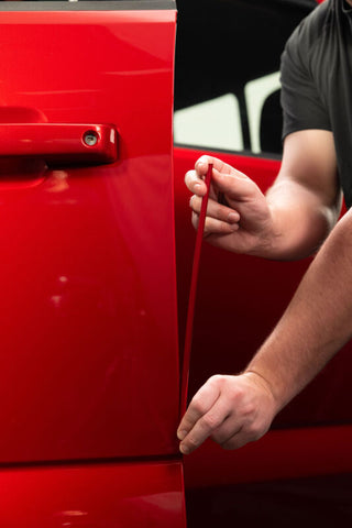 Husky Liners 21-25 Ford F150 Door Edge Guards (4pc Set) - Rapid Red Metallic Tri Coat - 92000D4