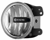 KC HiLiTES 10-18 Jeep JK 4in. Gravity G4 LED Light 10w SAE/ECE Clear Fog Beam (Single) - 1497