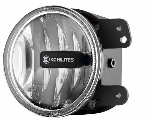 KC HiLiTES 10-18 Jeep JK 4in. Gravity G4 LED Light 10w SAE/ECE Clear Fog Beam (Single) - 1497