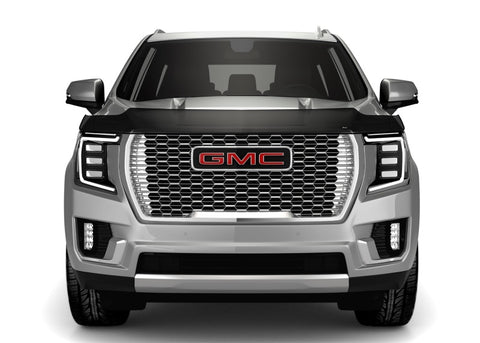 AVS 2021 GMC Yukon High Profile Bugflector II Hood Shield - Smoke - 25961