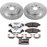 Power Stop 10-16 Cadillac SRX Rear Z26 Street Warrior Brake Kit - K5543-26