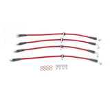 Power Stop 99-00 Honda Civic Front & Rear SS Braided Brake Hose Kit - BH00071