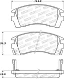 StopTech Street Brake Pads - Front - 308.05090