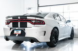 AWE Tuning 2017+ Dodge Charger 5.7L Touring Edition Exhaust - Non-Resonated - Diamond Black Tips - 3020-33074