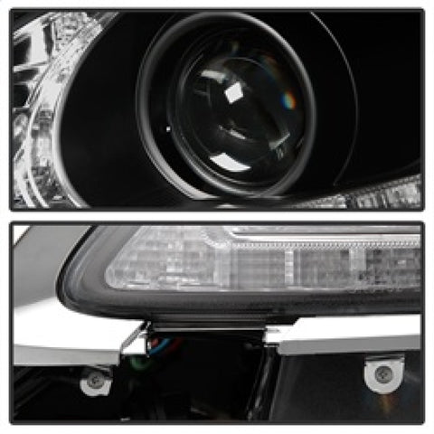Spyder Lexus GS 300 / 350 / 450 06-11 Headlights - HID Model Only - Black PRO-YD-LG06-HID-DRL-BK - 5082800